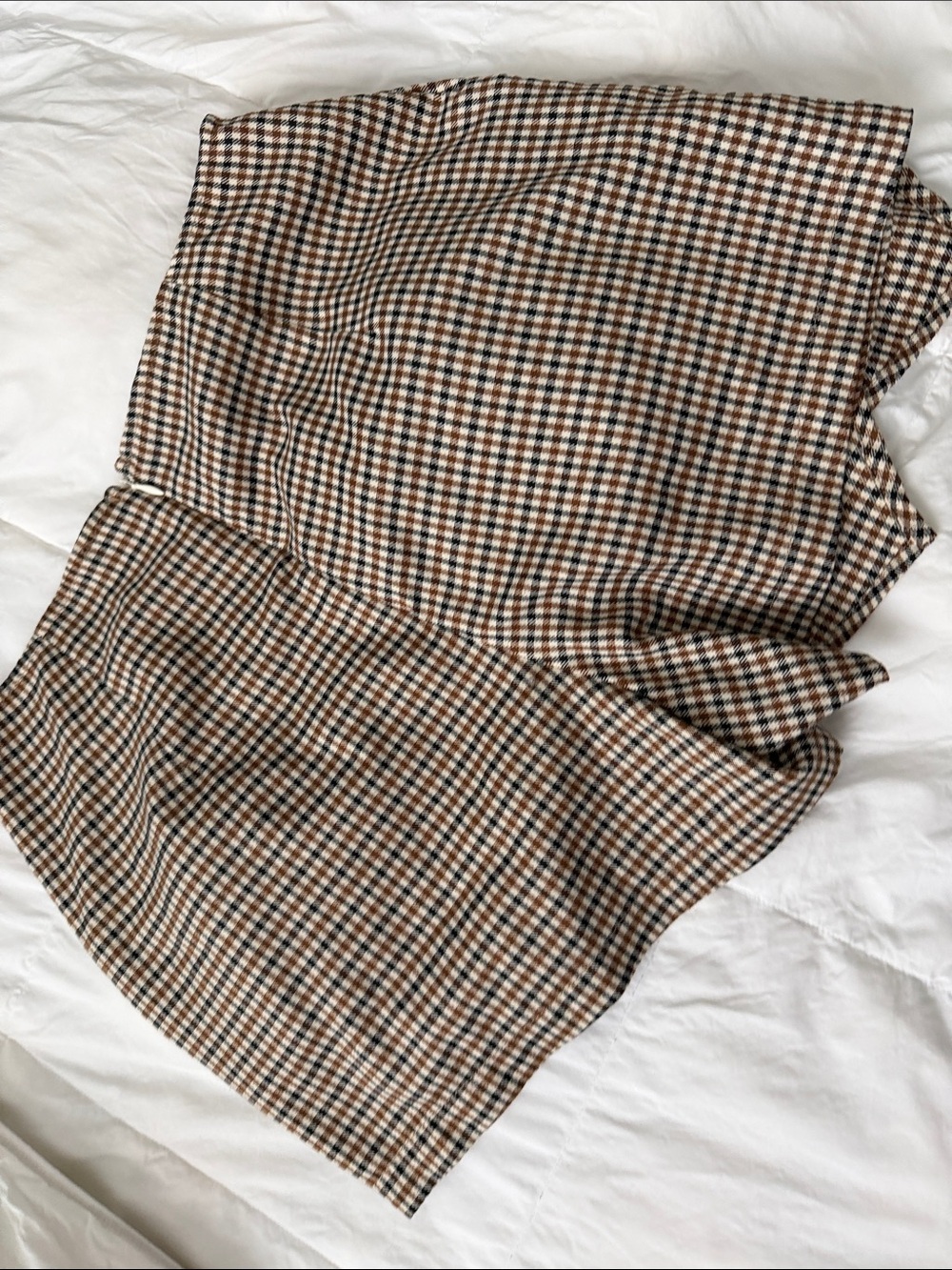 Checked Mini skort lulus size M
